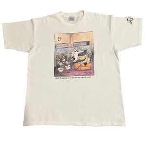 Vintage 1996 Stanley Desantis Wooket‎ Graphics "Herd of Laughter" XL T-Shirt